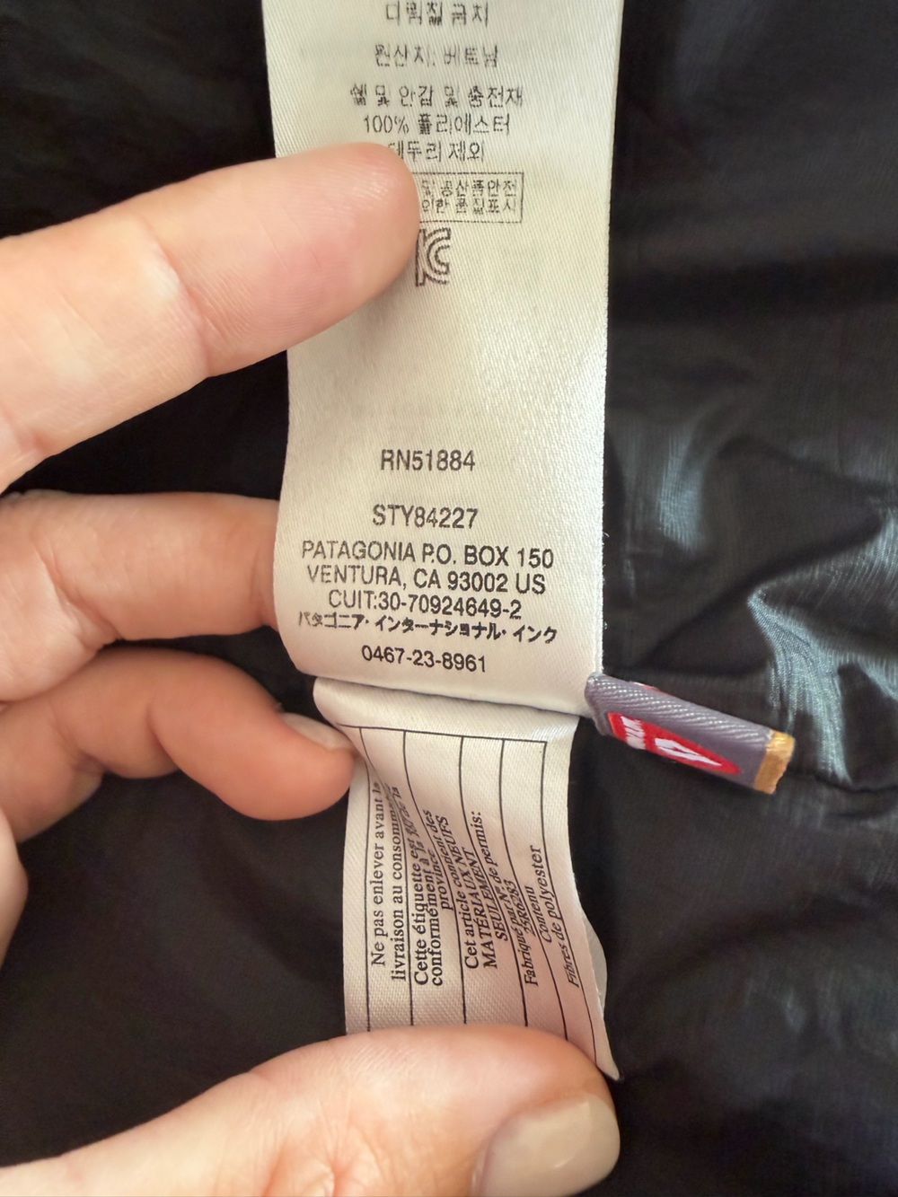 Patagonia Women's Nano Puff Hooded Jacket - Black - Picture 7 of 7